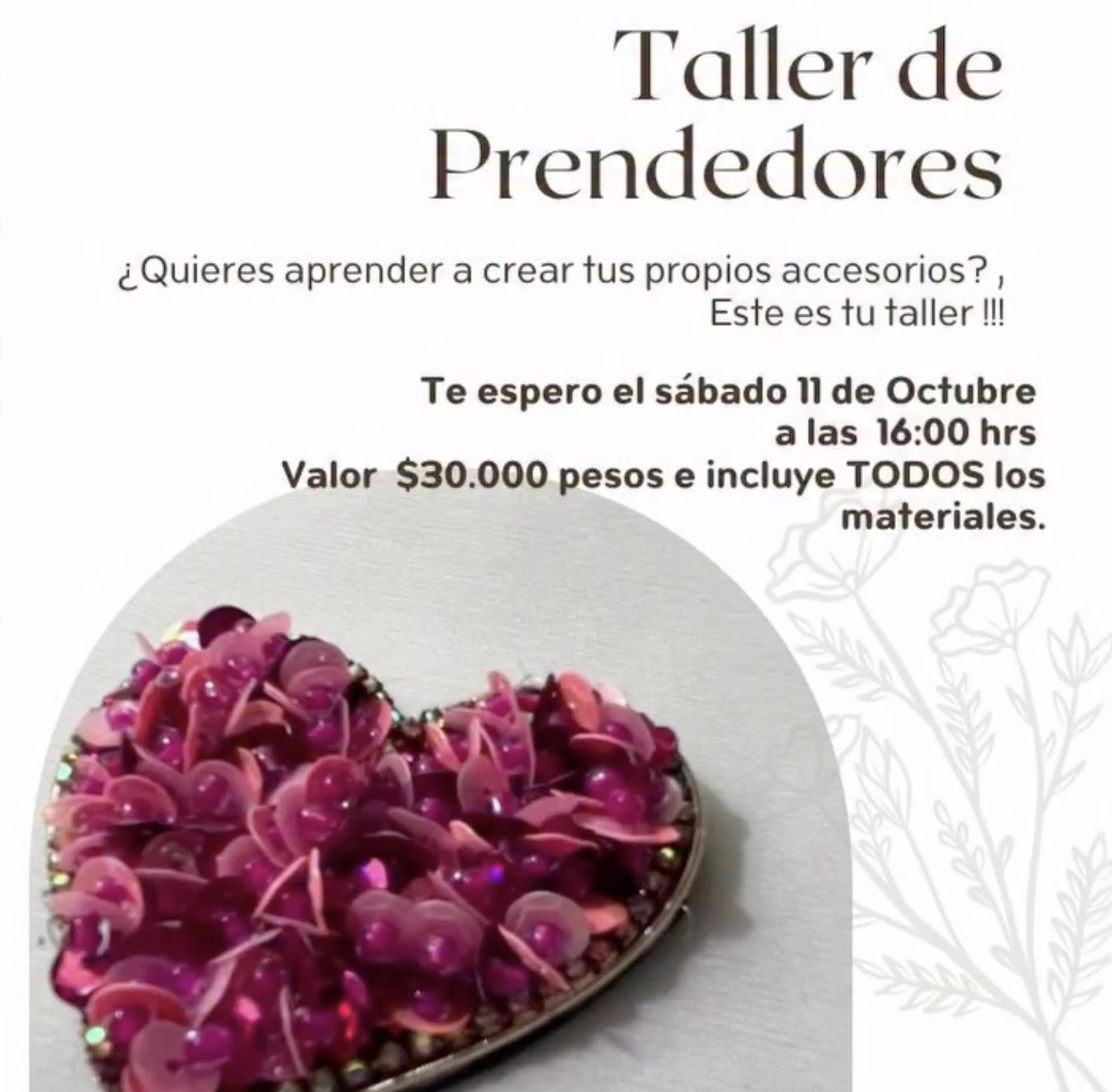 Taller de prendedores
