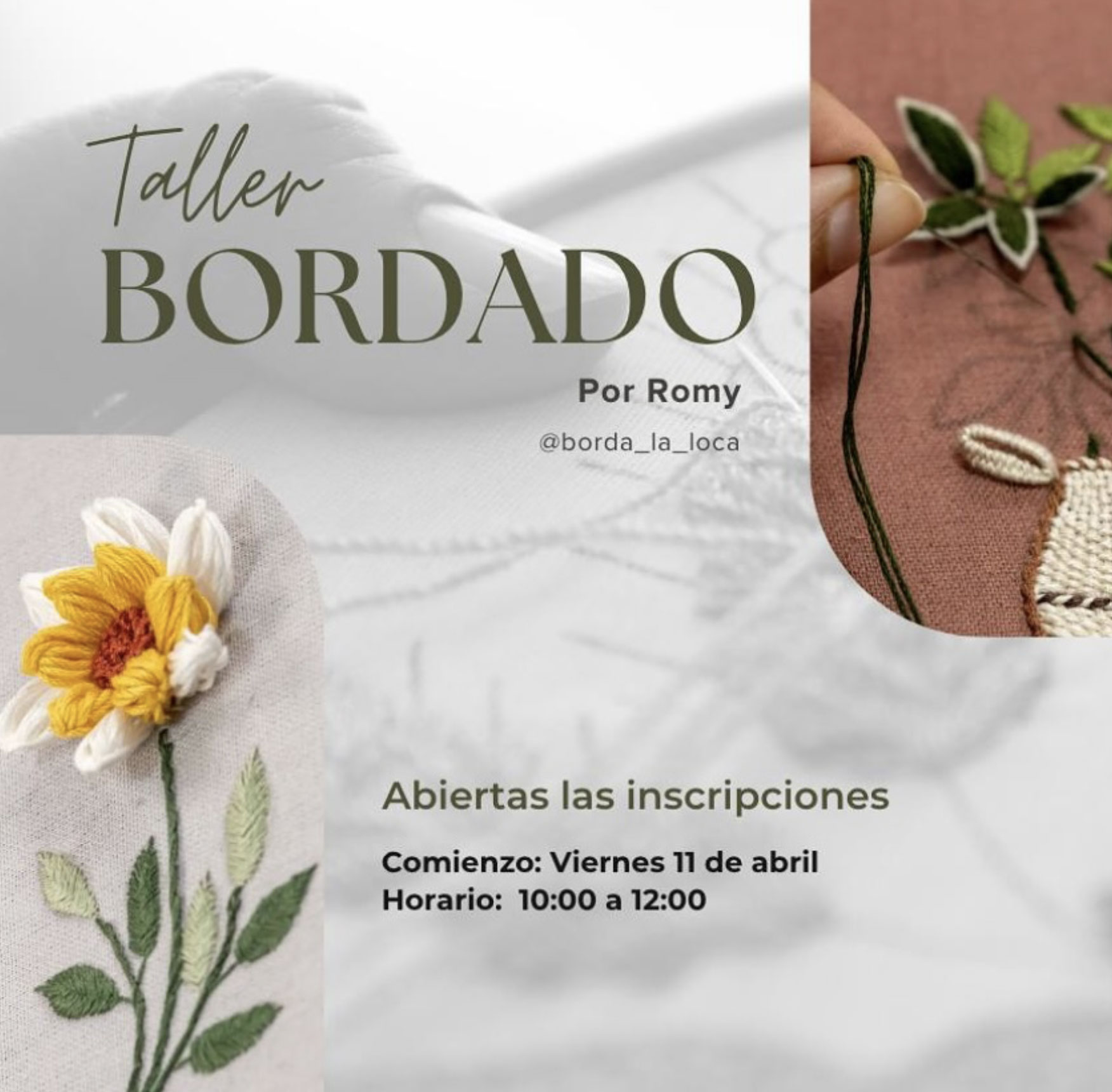 Taller te Bordado - Crewel